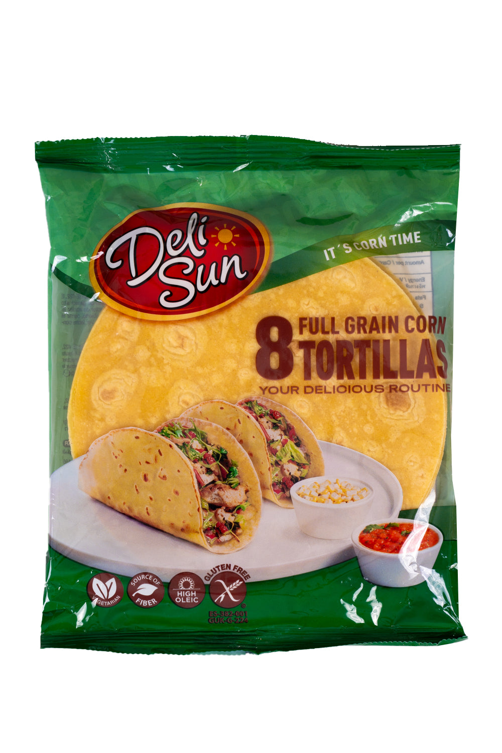 Delisun Corn Tortilla Wraps - corn flour tortillas