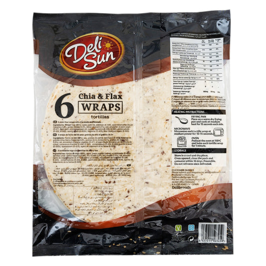 DELISUN MULTIGRAIN TORTILLA WRAPS