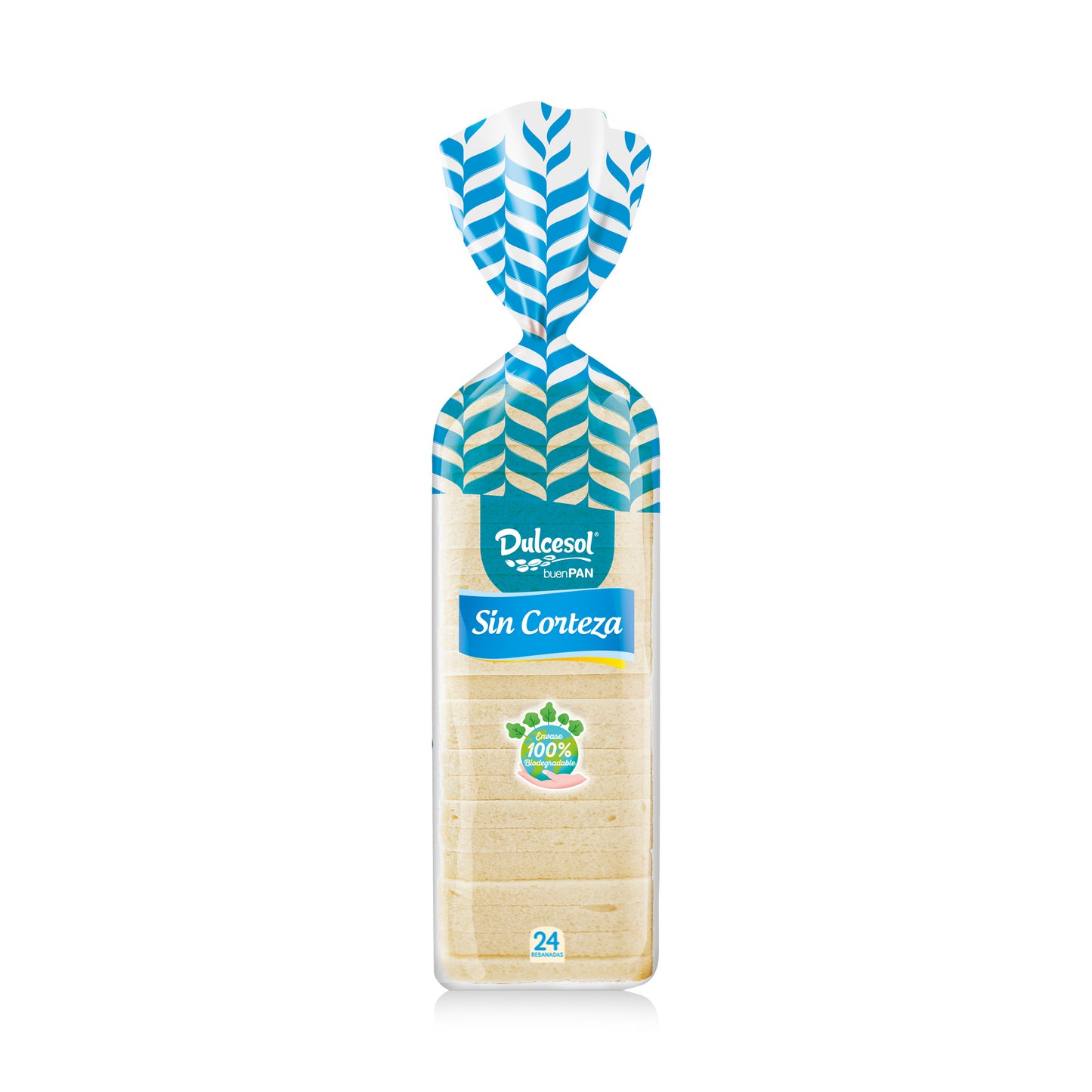Dulcesol Crustless Sliced Bread 820g - professional bakery range