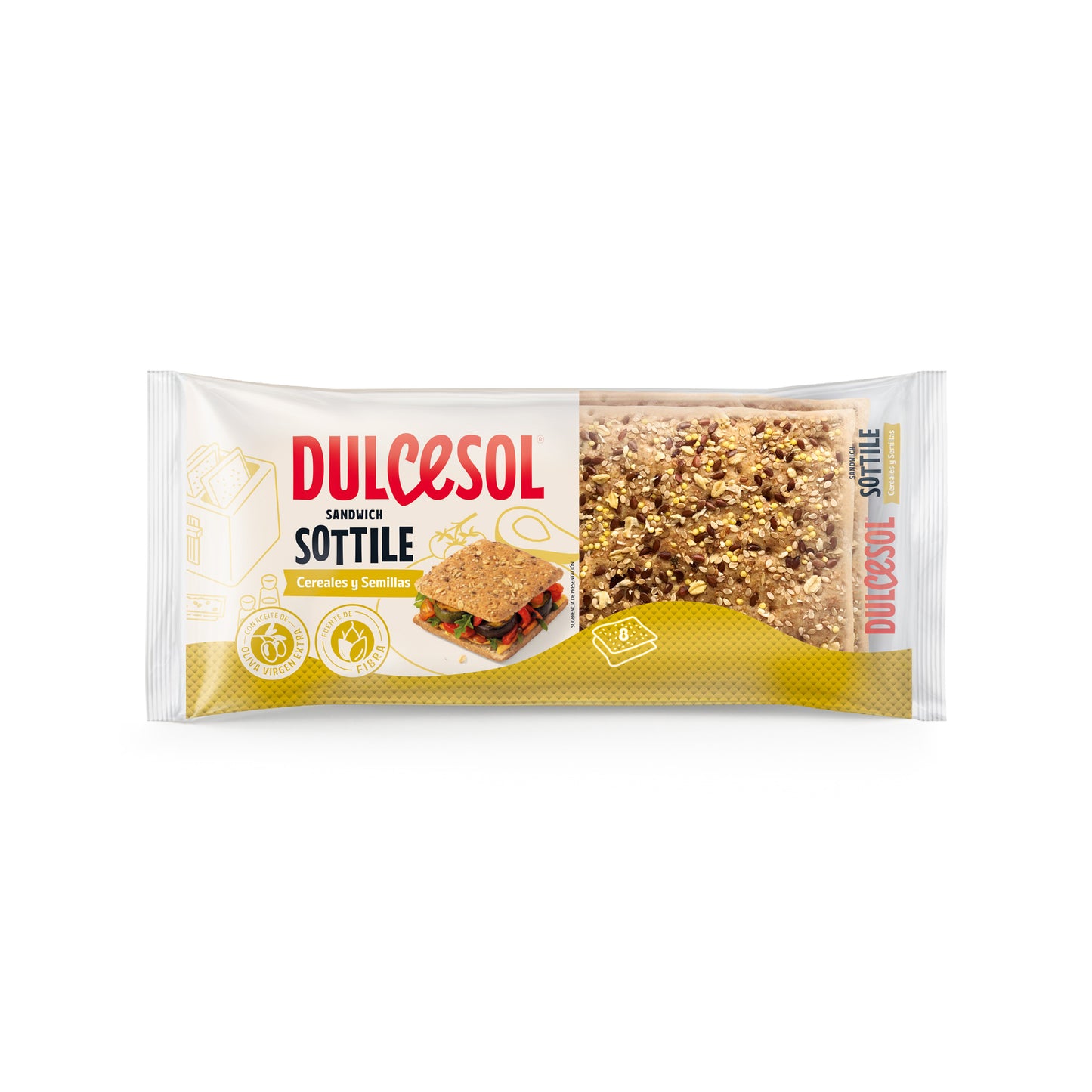 Dulcesol Professional Bakery Bread - SAndwich Bread seeds