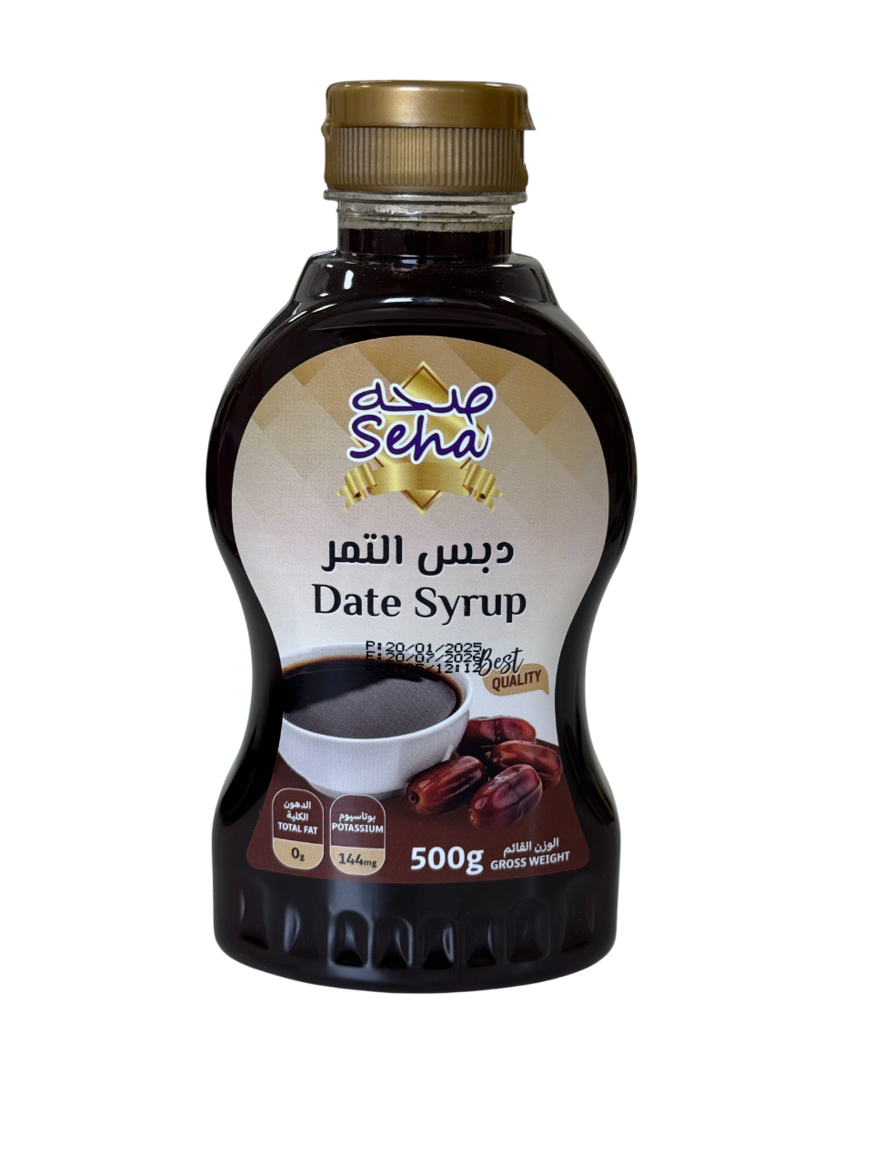 SEHA Date Syrup 500g bottle - natural date molasses