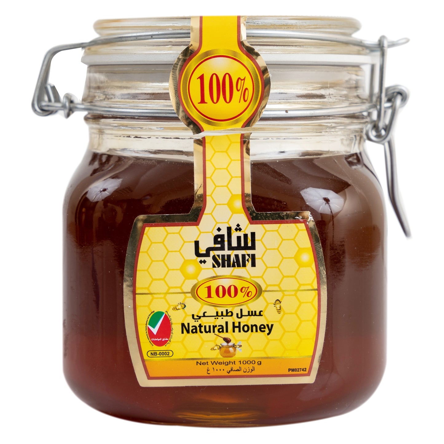 Al Shafi Natural Honey 1kg carton - 6 pieces pack