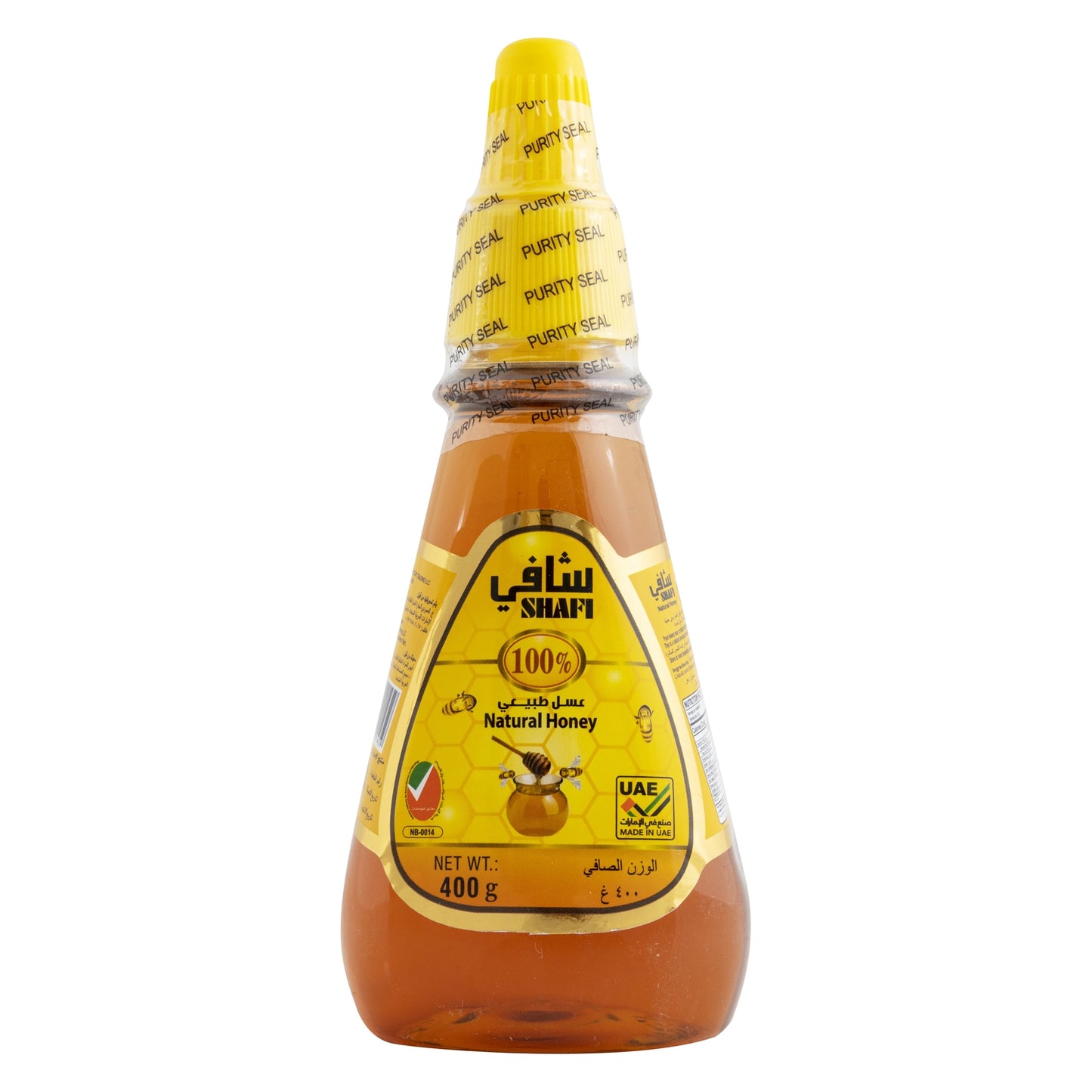 Al Shafi Squeezy Honey 400g squeeze bottle - 12 pieces carton