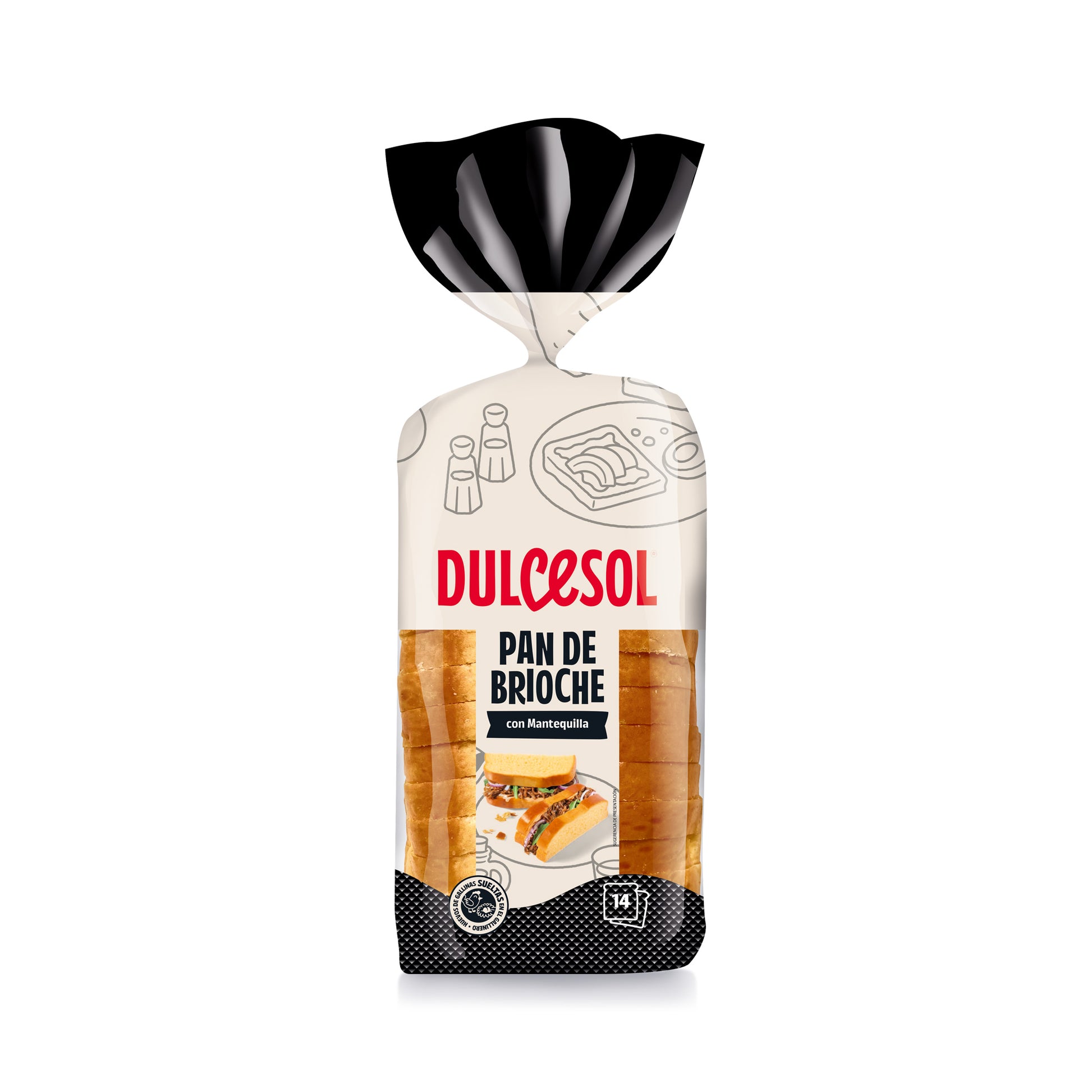 Dulcesol Butter Bread - professional bakery sliced bread