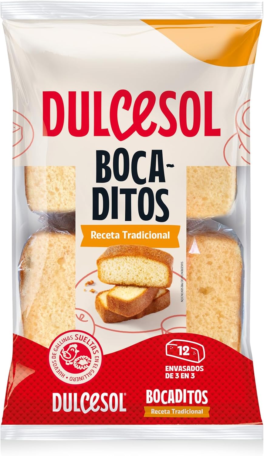Dulcesol Bocaditos Bakery Bites 370g - 10 pieces carton