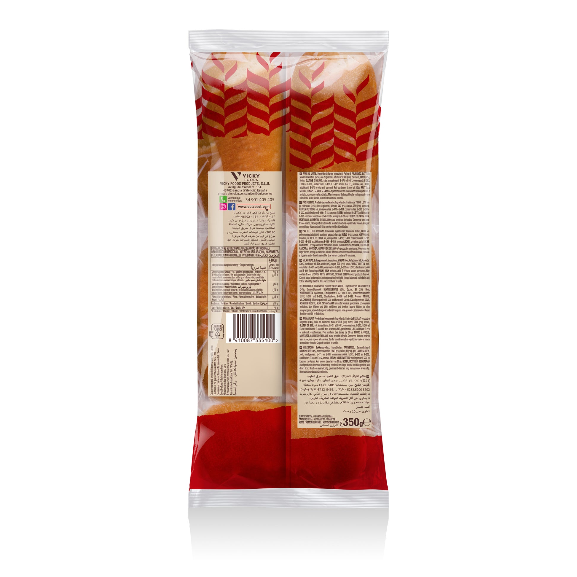 Dulcesol Brioche Roll - product packaging view