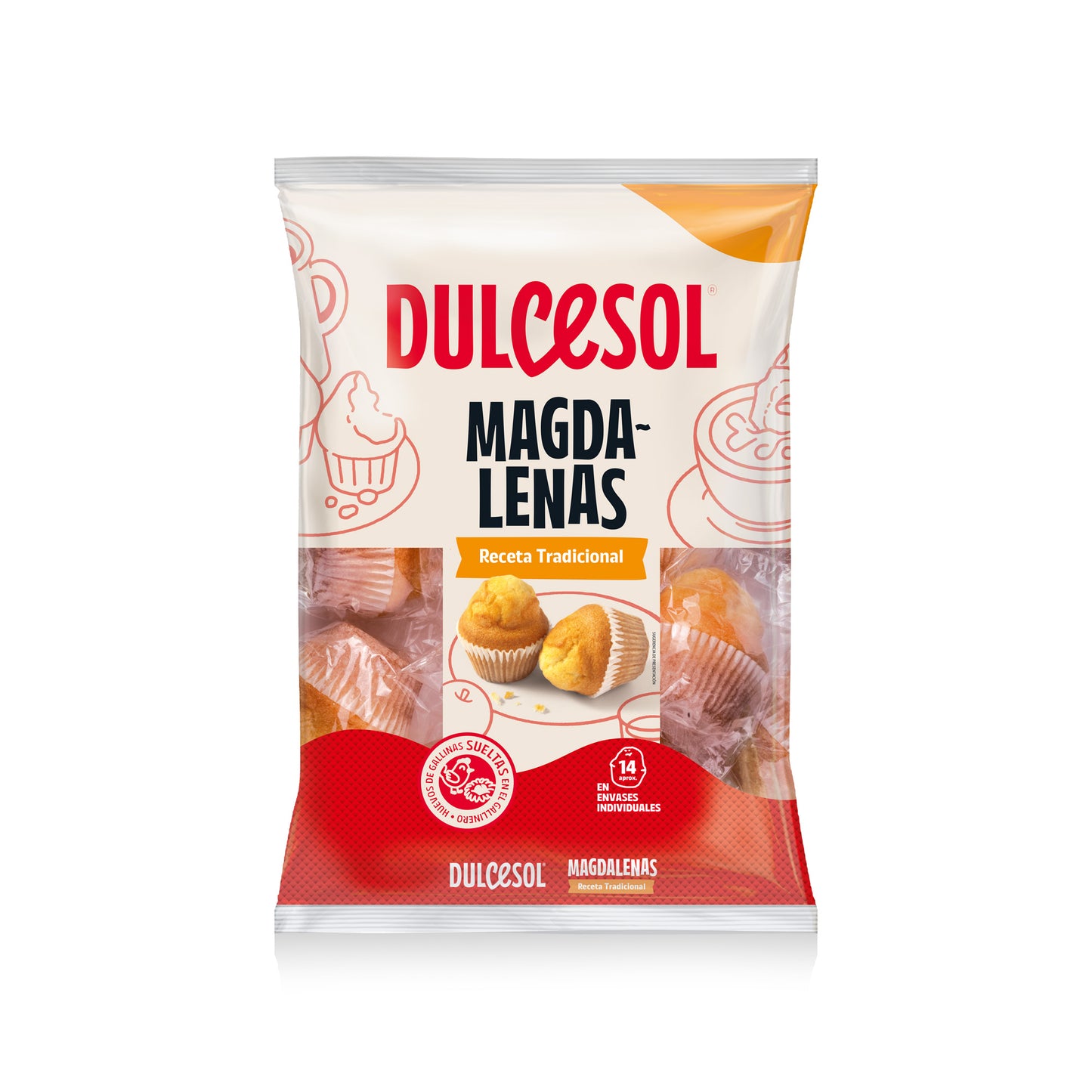 Dulcesol Muffins 504g - bakery muffins pack