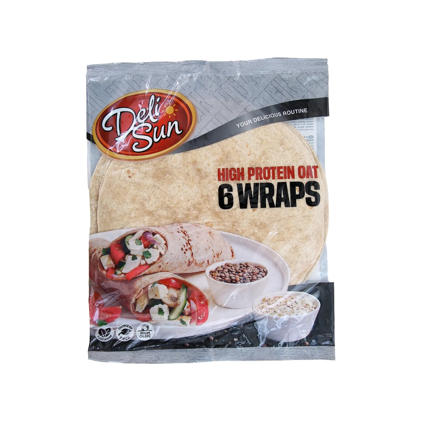 Delisun High Protein Tortilla Wraps - protein enriched