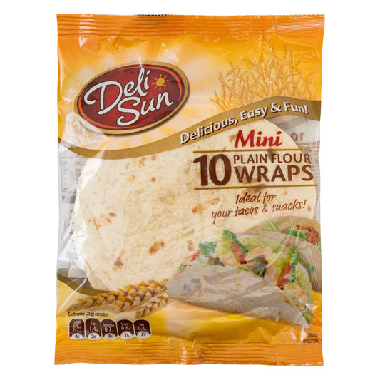 Delisun Mini Tortilla Wraps - small soft tortillas