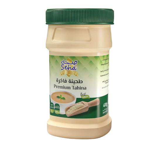 SEHA Tahina 400g jar - pure sesame paste