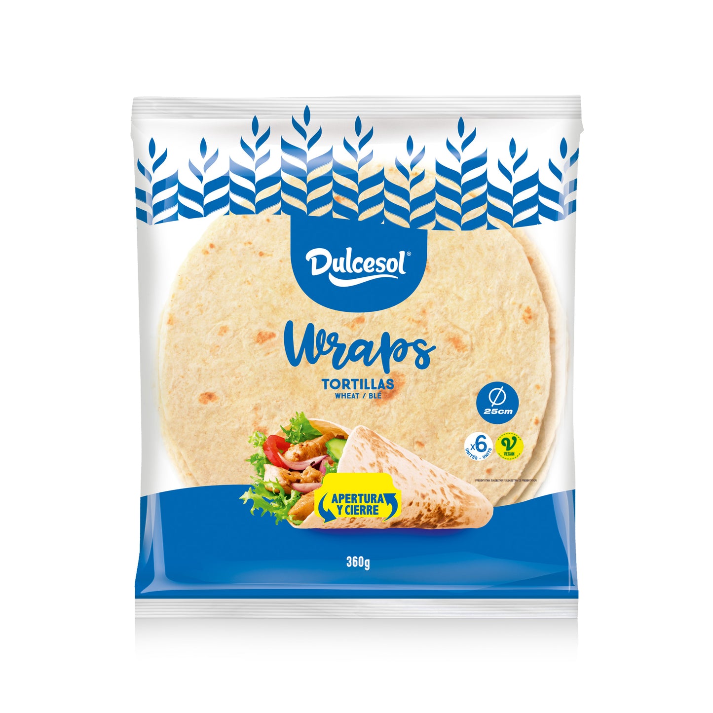 Dulcesol Tortilla Wraps 360g - soft flatbread