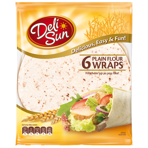 Delisun Tortilla Wraps 360g - product packaging