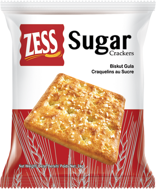 ZESS Sugar Crackers – Carton (24×192g)